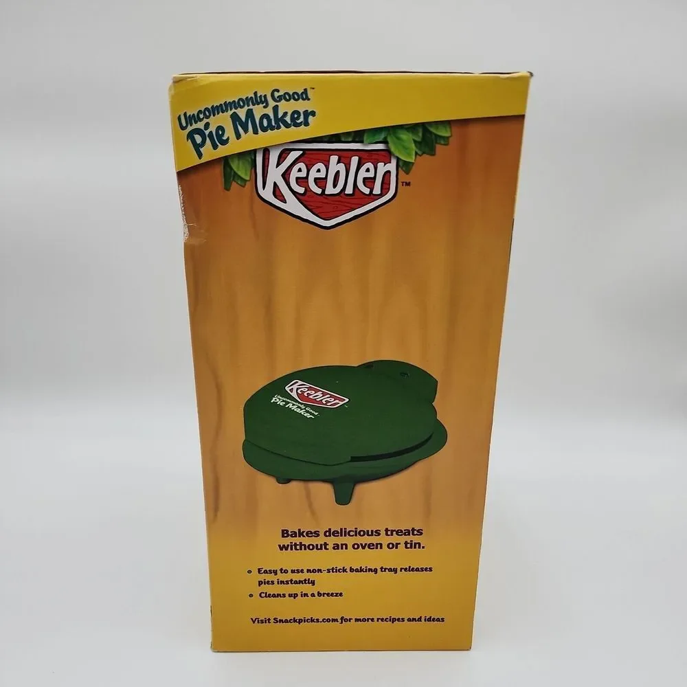 Keebler Mini Pie Maker Countertop Green Non Stick Dessert S'mores‎ Vintage